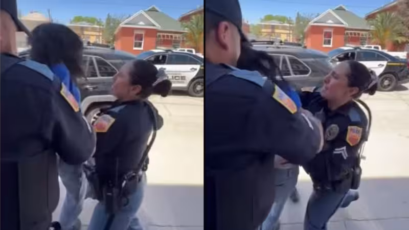 VIDEO: Female officer seen punching woman during El Paso retail shop arrest video