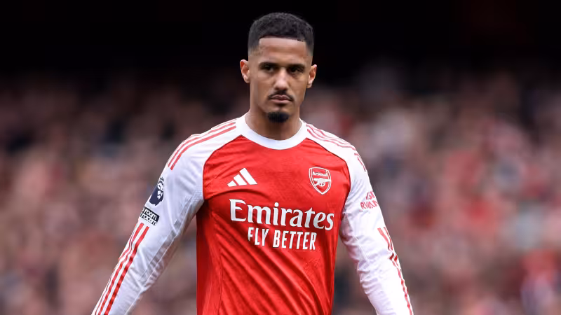 ‘We need to die on the pitch’ - William Saliba sounds brutal Premier League title message at Arsenal after seeing nine-point lead disappear | Goal.com