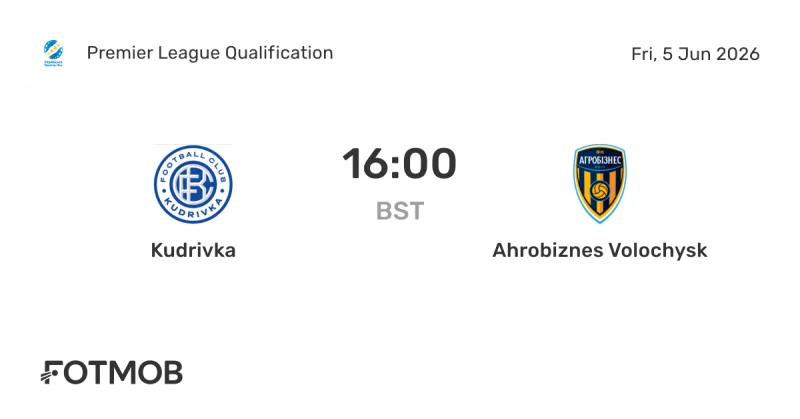 Tajikistan Vs India — Lineups Posted for Kudrivka vs Ahrobiznes Volochysk