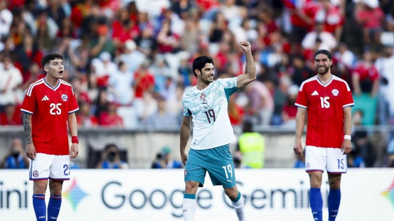 Gonçalo Guedes ends four-year drought with 58th-minute goal for Portugal