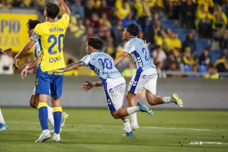Las Palmas Vs Malaga: Larrubia’s 58th-minute finish gives Málaga a 1-0 lead