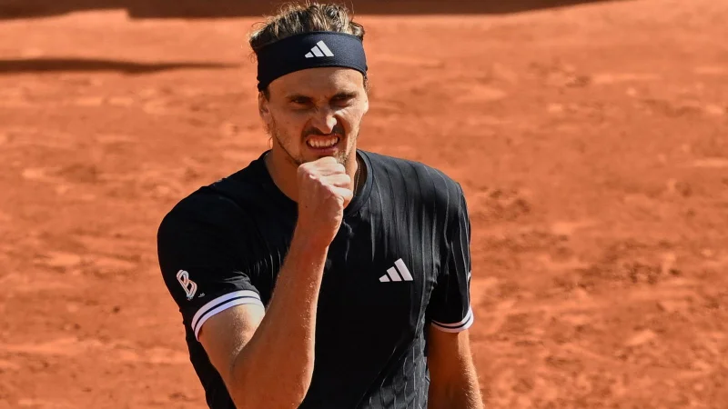 Zverev leads Cobolli 6-1, 4-6, 6-4 in French Open final as title moment tightens